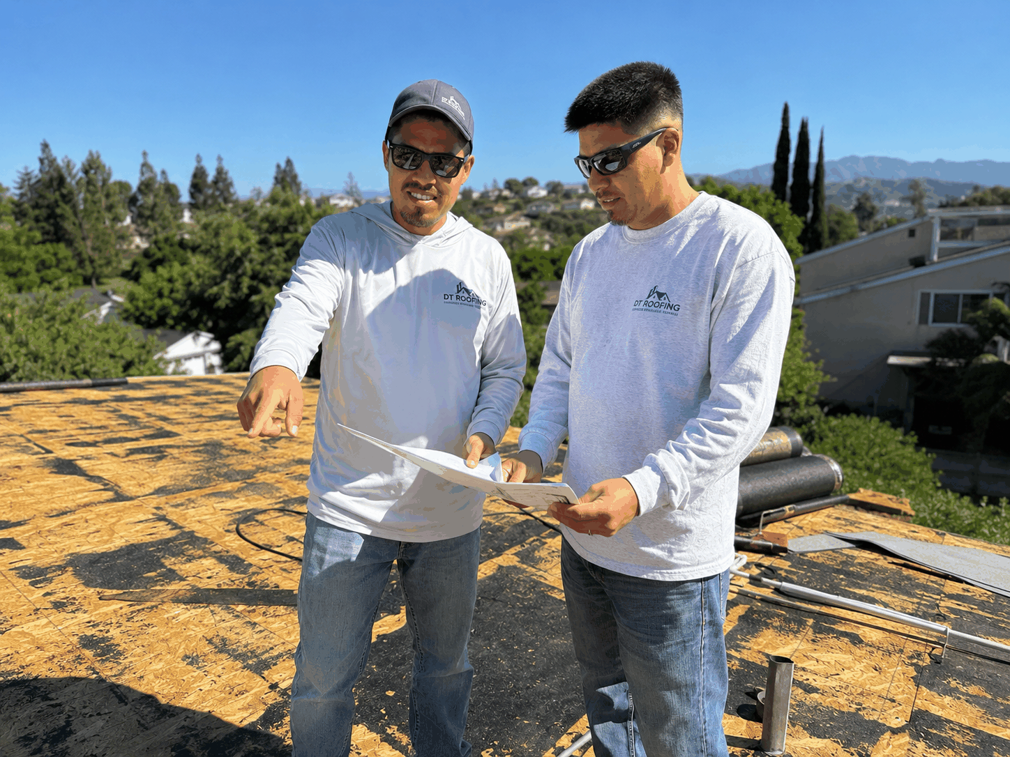 DT Roofing local crew based in East Los Angeles